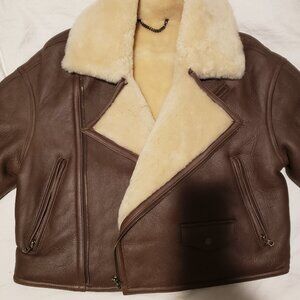 Banana republic  sheepskin   jacket  S
